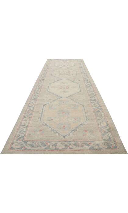 3 x 10 Modern Oushak Rug Runner 80872