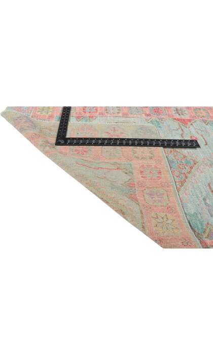 3 x 12 Colorful Oushak Runner 80876