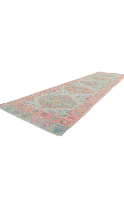 3 x 12 Colorful Oushak Runner 80876