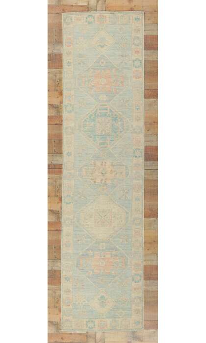 3 x 12 Vintage-Inspired Oushak Runner 80878