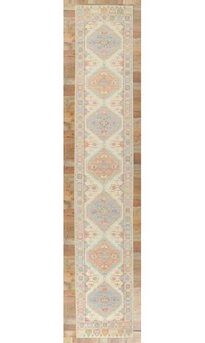 3 x 17 Colorful Oushak Runner 80881