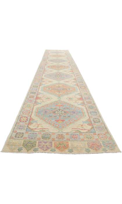 3 x 17 Colorful Oushak Runner 80881