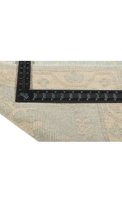 3 x 5 Light Blue Oushak Rug 80845