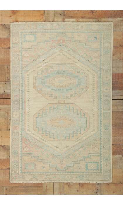 3 x 5 Colorful Oushak Rug 80848