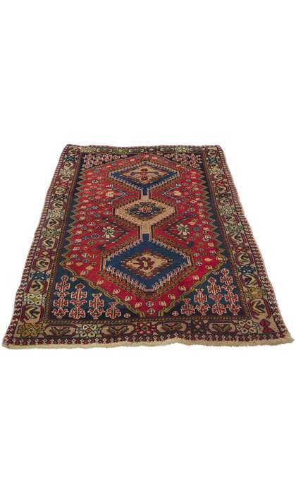 3 x 5 Vintage Persian Shiraz Rug 61131