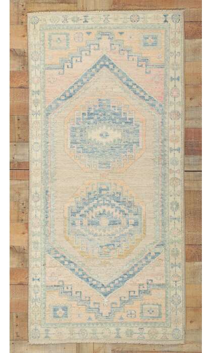 3 x 6 Colorful Oushak Rug 80852