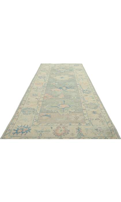 3 x 8 Colorful Oushak Runner 80854