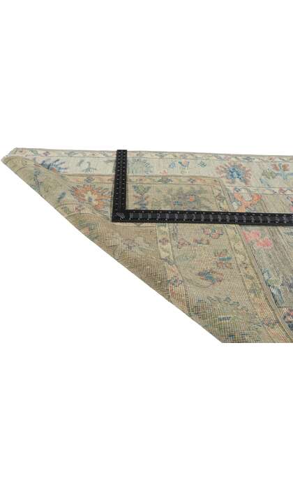 3 x 8 Colorful Modern Oushak Rug 80856