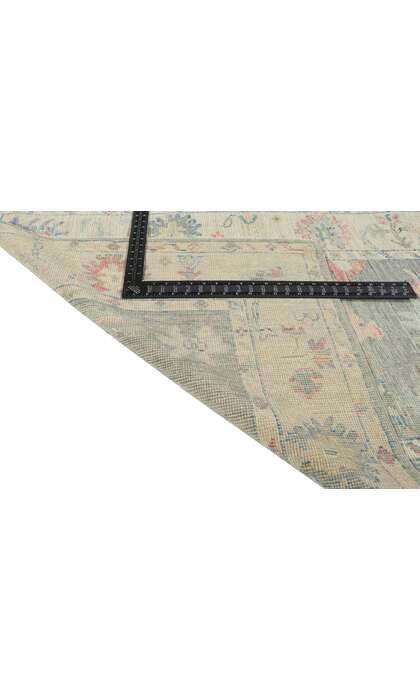 3 x 8 Colorful Oushak Runner 80857