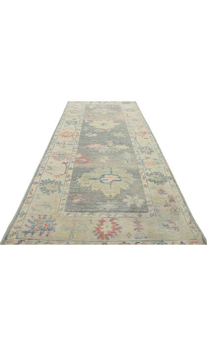 3 x 8 Colorful Oushak Runner 80857