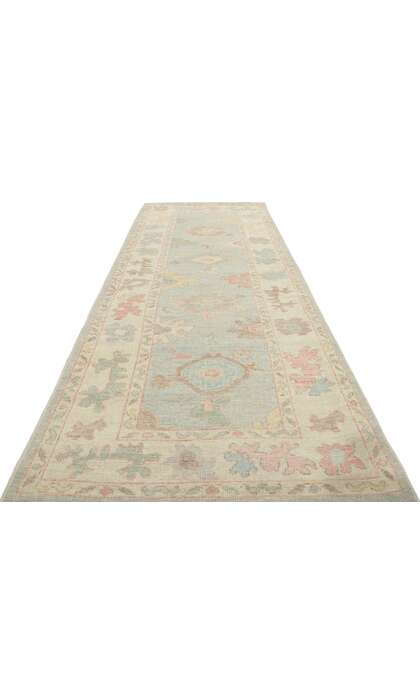 3 x 9 Colorful Oushak Runner 80868