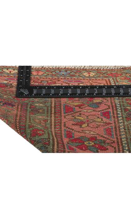 4 x 5 Antique Persian Hamadan Rug 61123
