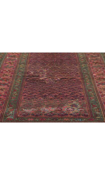 4 x 5 Antique Persian Hamadan Rug 61123