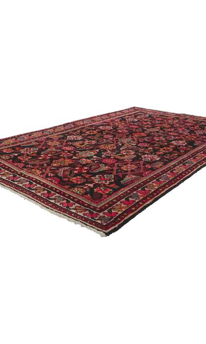 4 x 7 Antique Persian Hamadan Rug 61119