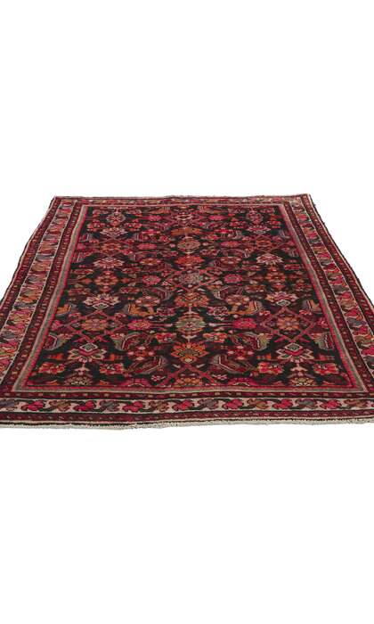 4 x 7 Antique Persian Hamadan Rug 61119