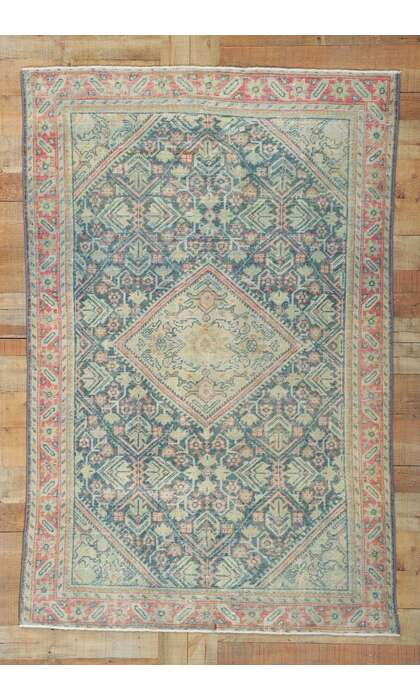 4 x 7 Antique Persian Mahal Rug 61128