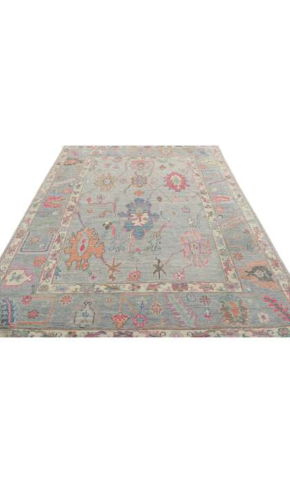 5 x 7 Colorful Oushak Rug 80884