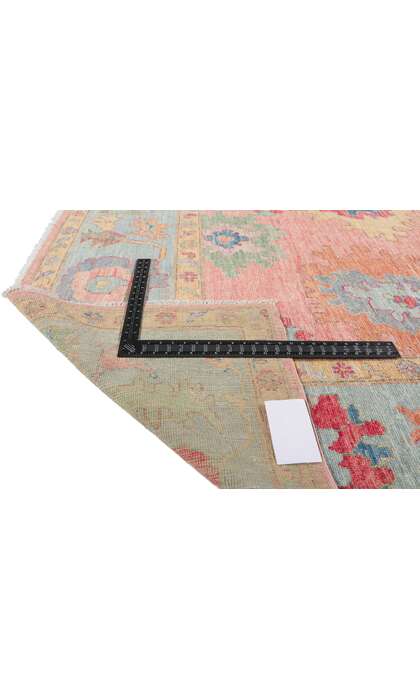 8 x 10 Colorful Oushak Rug 80959