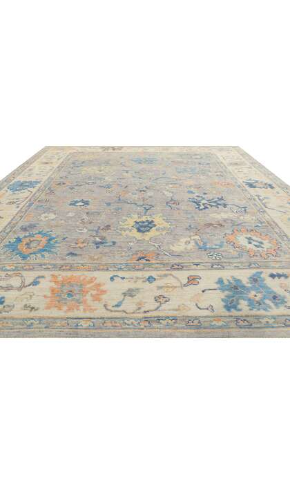 8 x 10 Colorful Oushak Rug 80961