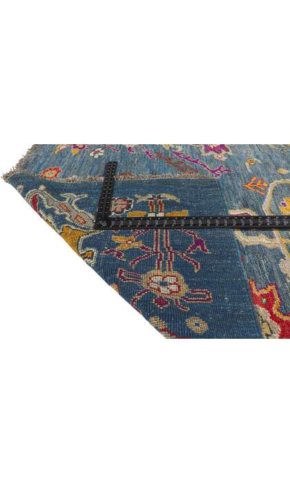 9 x 11 Colorful Oushak Rug 80818