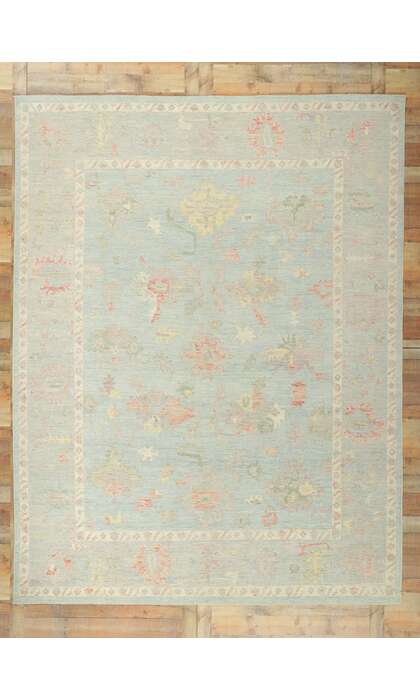 9 x 12 Contemporary Oushak Rug 80903
