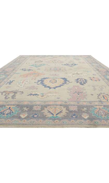 9 x 12 Colorful Oushak Rug 80943