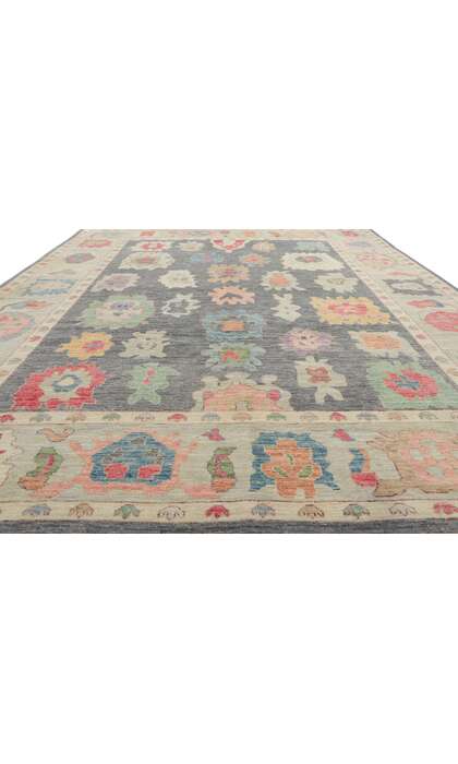 9 x 12 Colorful Oushak Rug 80957