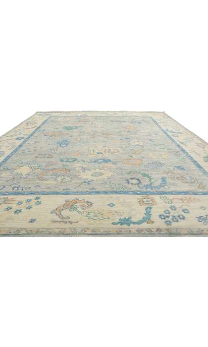 9 x 12 Colorful Oushak Rug 80960