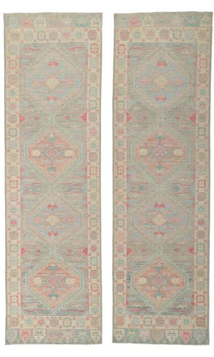 3 x 10 Colorful Oushak Runner 80862