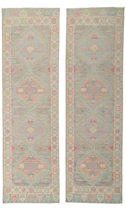 3 x 10 Colorful Oushak Runner 80866