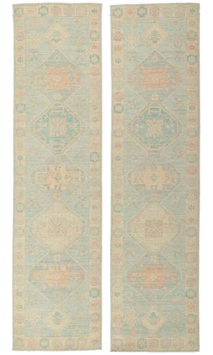 3 x 12 Colorful Oushak Runner 80875