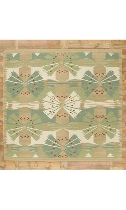 10 x 10 Scandinavian Modern Swedish Inspired Kilim Rug 30850