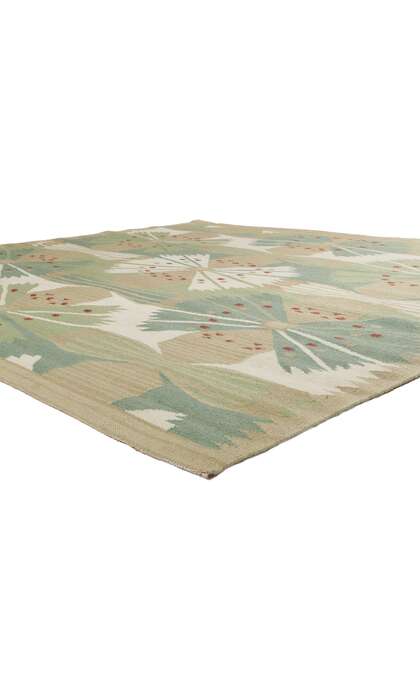 10 x 10 Scandinavian Modern Swedish Inspired Kilim Rug 30850