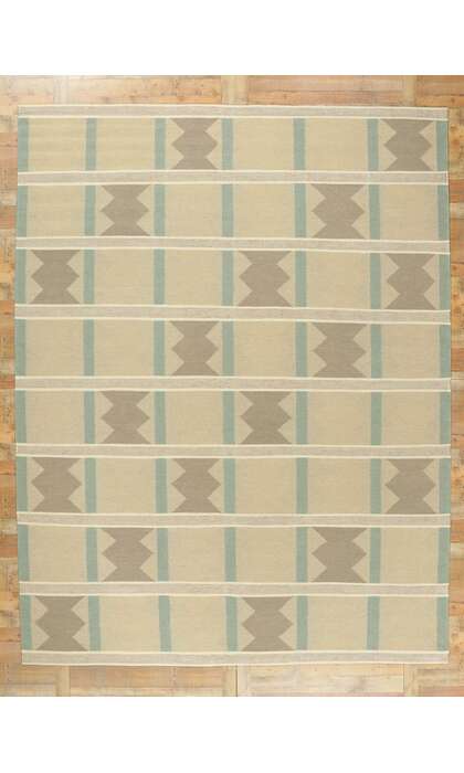 10 x 13 Swedish Inspired Kilim Rug 30845