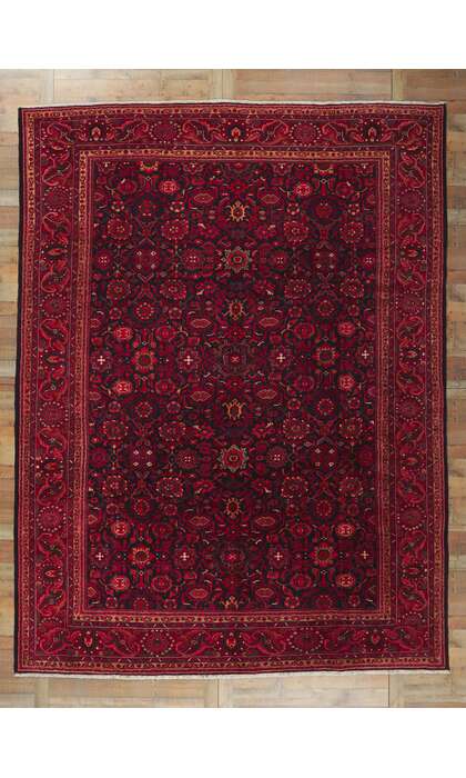 10 x 14 Vintage Persian Malayer Rug 61101