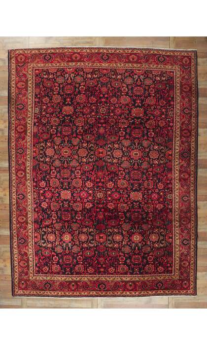 11 x 14 Vintage Persian Malayer Rug 61102