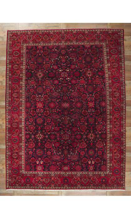 11 x 14 Vintage Persian Malayer Rug 61107