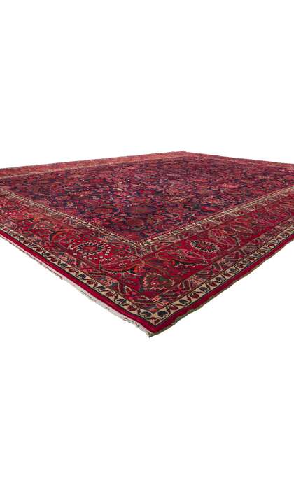 11 x 14 Vintage Persian Malayer Rug 61107