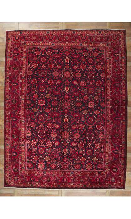 11 x 14 Vintage Persian Malayer Rug 61125