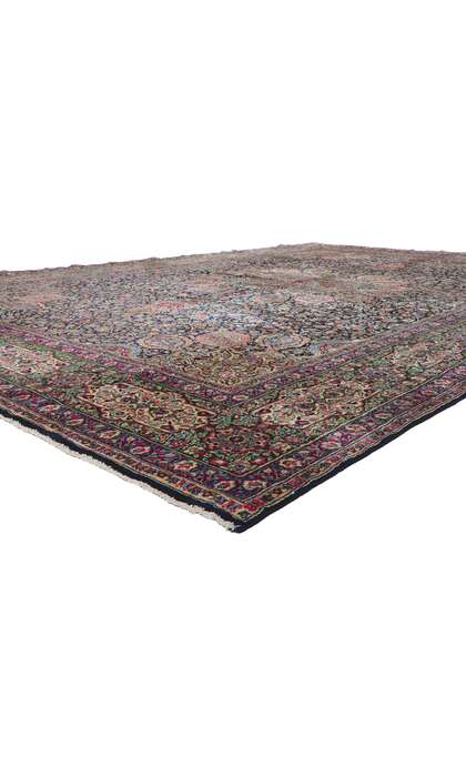 11 x 16 Vintage Persian Kerman Rug 61108