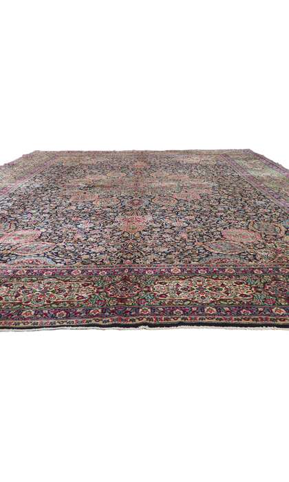 11 x 16 Vintage Persian Kerman Rug 61108