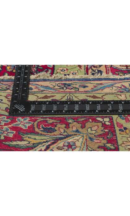 11 x 16 Vintage Persian Kerman Rug 78336