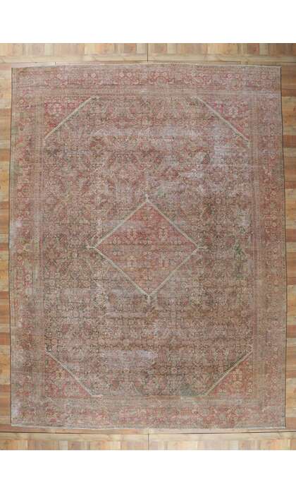 12 x 16 Antique Persian Mahal Rug 61115