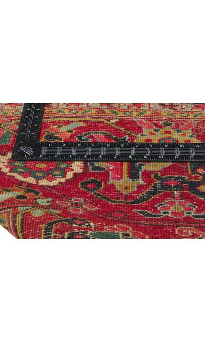 12 x 16 Antique Persian Serapi Rug 78338