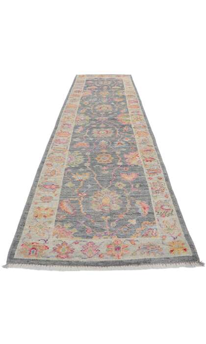 2 x 10 Contemporary Oushak Runner 80962