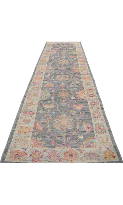 2 x 10 Contemporary Oushak Runner 80962