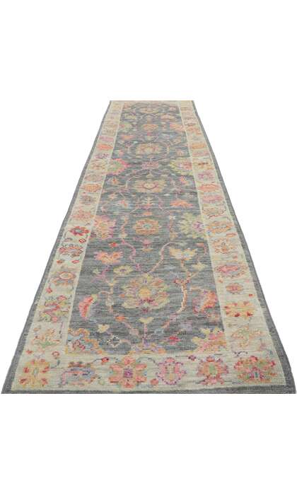 2 x 10 Contemporary Oushak Runner 80968