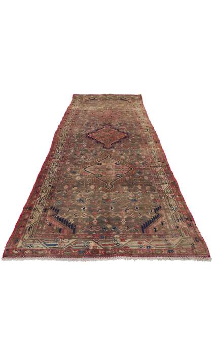 3 x 10 Vintage Persian Hamadan Runner 61136