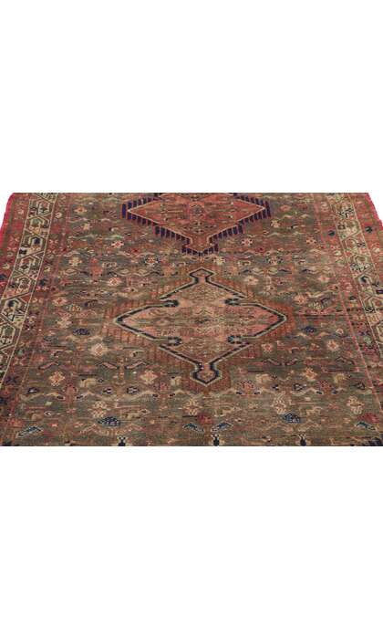 3 x 10 Vintage Persian Hamadan Runner 61136