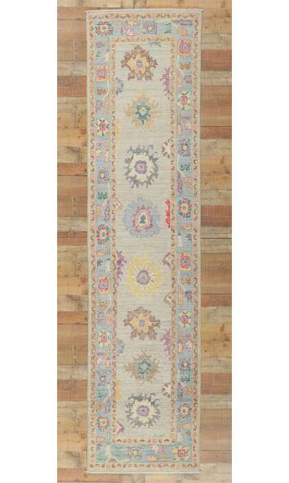 3 x 12 Vintage-Inspired Oushak Runner 80965